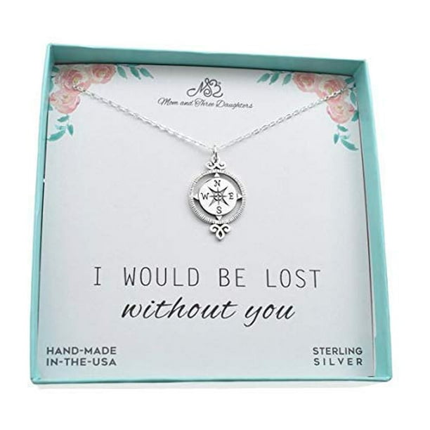 I Would be Lost Without You Compass with Case/Gift for Love/Valentine's Day Gift